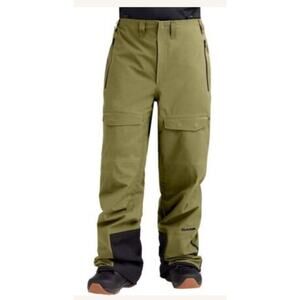 New w/ Tags – Mens DAKINE REACH 20K 2L Snow Pants, Earth Green, Size L, RECCO
